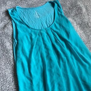 Sleeveless Turquoise Tank